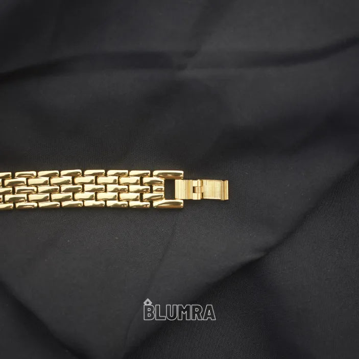 Premium Om Gold Bracelet For Men