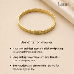 Zig Zag Line Bracelet For Men | Blumra