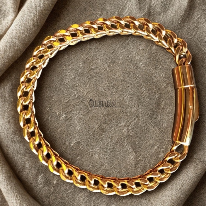 Premium Gold-Plated Cuban Link Bracelet