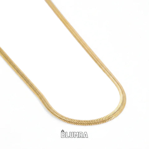 Gold Plated Snake Chain For Men (21.5inch)
