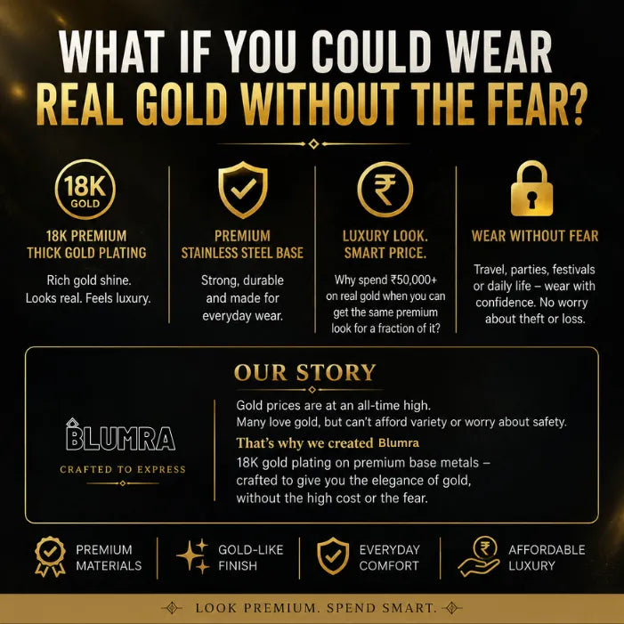 Gold Plated Snake Chain For Men | Blumra