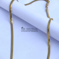 Gold Plated Snake Chain For Men (21.5inch)