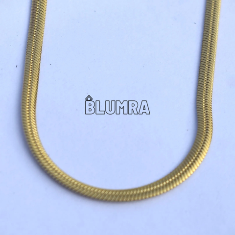 Gold Plated Snake Chain For Men (21.5inch)