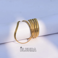 Gold Plated Snake Chain For Men (21.5inch)