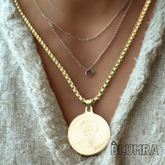 Hanuman Gold Plated Pendant Chain For Men (24 Inch)