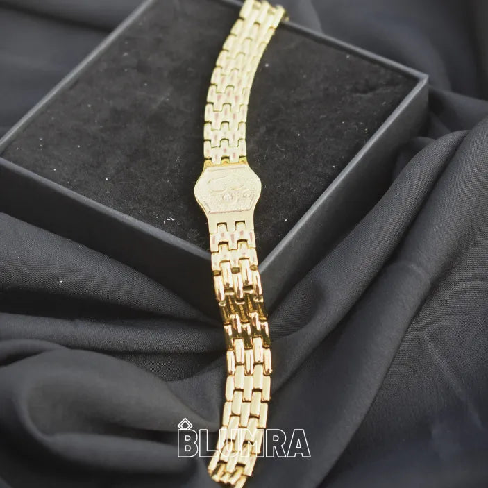 Premium Om Gold Bracelet For Men